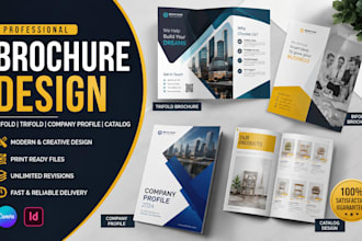 bifold, trifold brochure, company profile and catalog