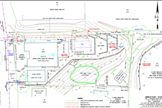 do land survey draw survey plans site plan topography land surveyor grading plan