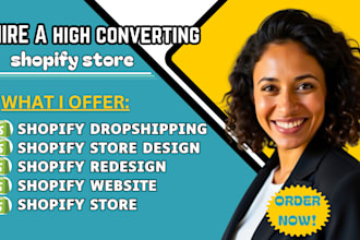 design a high converting shopify fashion clothing store apparel website