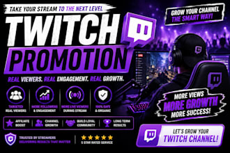 promote your twitch channel