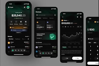 wallet app, crypto wallet app, crypto trading app, fintech app, digital wallet