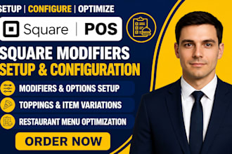 setup square modifiers restaurant options pos  item variations menu toppings