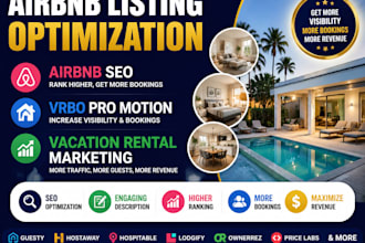 airbnb listing optimization airbnb SEO vrbo pro motion vacation rental marketing