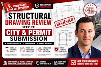 do structural drawing review before city and permit submission