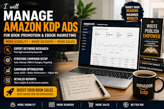 manage amazon kdp ads for book promotion and ebooks marketing