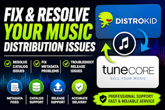fix and migrate your distrokid and tunecore releases
