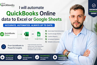 connect quickbooks online data to excel or google sheets