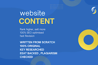 write web content, creative writing and SEO content for your niche