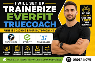 set up trainerize everfit truecoach fitness coaching and workout programs