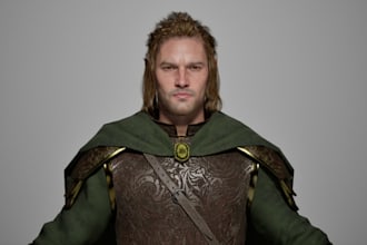 optimized game ready mesh,custom digital human,maya control rig,ue livelink face