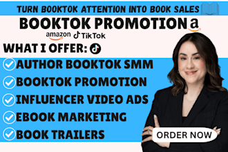 do booktok book promotion booktok author SMM booktok tiktok promotion book sales