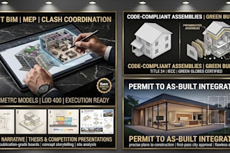 create adu garage conversion and residential permit drawings