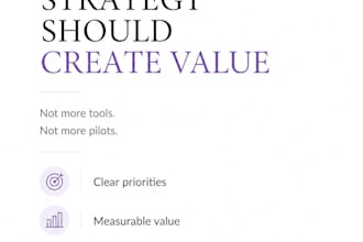 create an ai strategy and value roadmap for your business