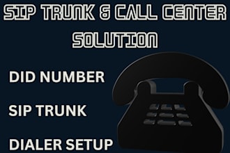 setup 3cx did number sip trunk inbound outbound call center