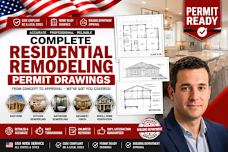 design complete residential remodeling permit drawings house renovation