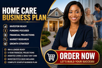 write home care assisted living adult care healthcare startup business plan