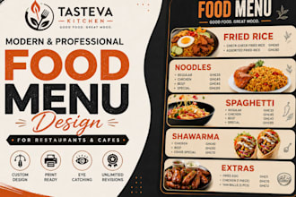 design modern professional digital qr code, menu pricelist for restaurant cafe