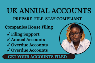 prepare and file UK company annual accounts to companies house