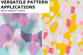 design seamless vector patterns for ecopackaging and mailers