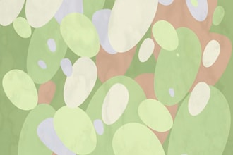 design custom seamless vector patterns for eco packaging and mailers