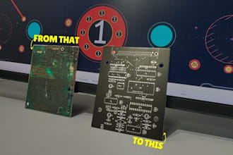 reverse engineer, clone, redesign and recreate your pcb schematic and layout