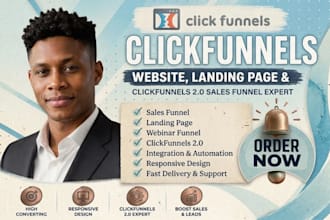 clickfunnels website, landing page clickfunnels 2 0 sales funnel expert, webinar