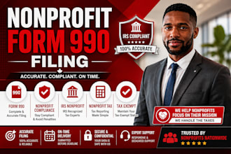 prepare your nonprofit irs form 990 annual tax filing