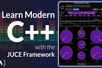 develop cross platform audio plugin for vst3 au aax plugins using juce framework