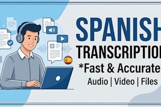 transcribe spanish audio and video accurately