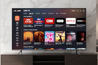 rebrand android and ios iptv app smarters pro style with vpn