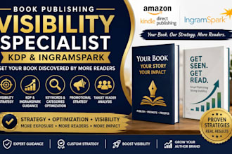book publishing visibility specialist KDP ingramspark
