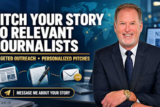 pitch your story to relevant journalists
