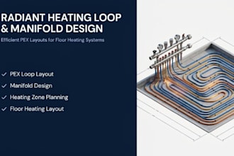design radiant heating loops and manifolds for efficient floor heating