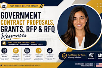 write government contract proposals rfp and rfq response grant proposal