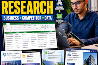 do automated web scraping, data extraction, and web research