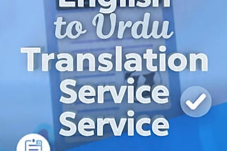do english to urdu translation and proofreading