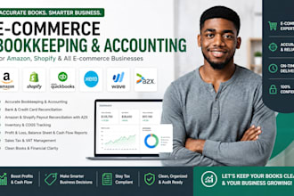 do amazon shopify ecommerce bookkeeping accounting on quickbooks xero wave a2x