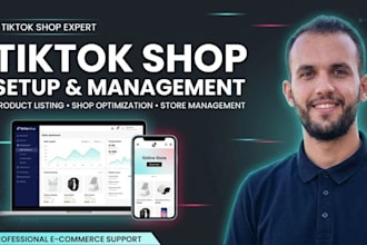setup tik tok shop, manage tiktok shop fix tiktok shop optimise product listing
