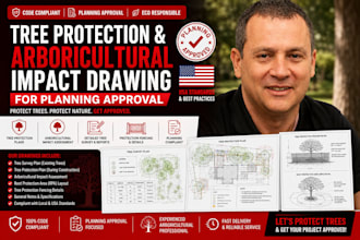 do tree protection and arboricultural impact drawing for planning