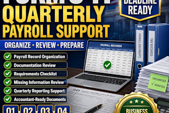 provide form 941 quarterly payroll tax documentation and support