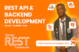 build a secure, fast rest API and custom backend with django