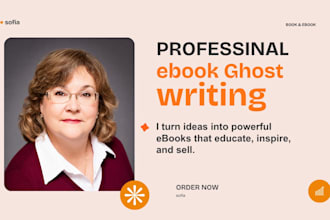 do ebook ghostwriting, fantasy book ghostwriter