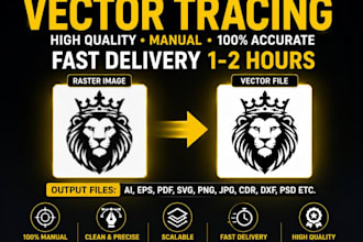 do vector tracing or convert to vector quickly