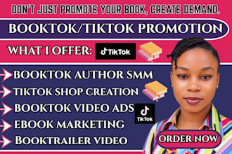 do booktok promotion amazon kdp booktok author smm ebook marketing tikto booktok