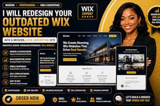 redesign your outdated wix website into a modern, high converting site