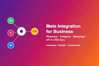 integrate your business with meta, whatsapp and instagram
