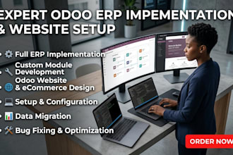 implement customize and setup your odoo erp website