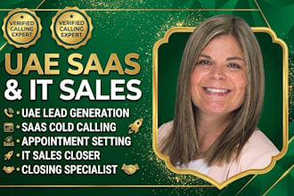 do uae lead generation saas cold calling appointment setter IT sales closer