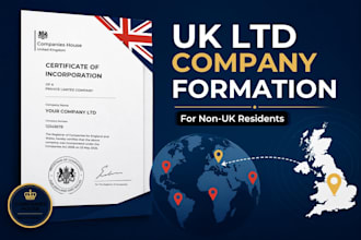 register your UK ltd company for non residents with utr