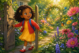 ai childrens book illustrations and storybook art